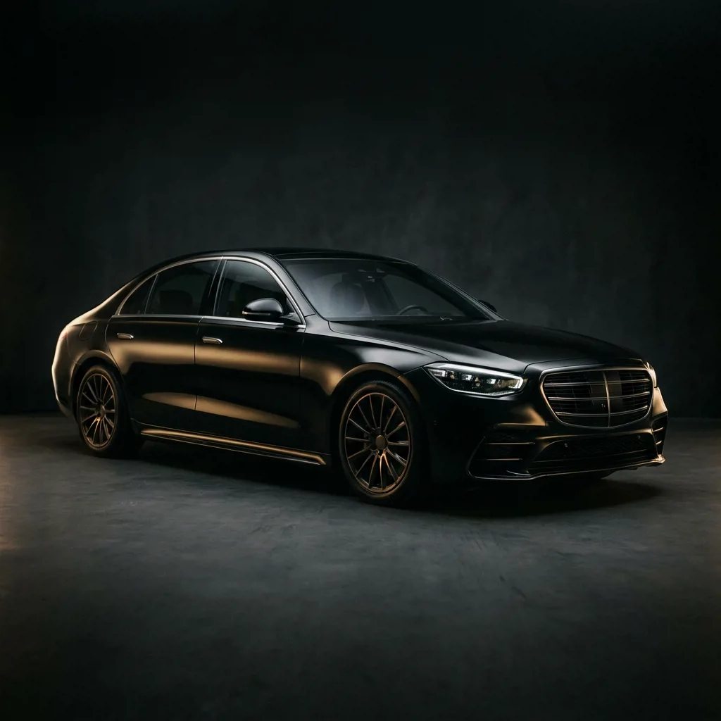 Geely Preface в комплектации Flagship — черный седан с панорамной крышей