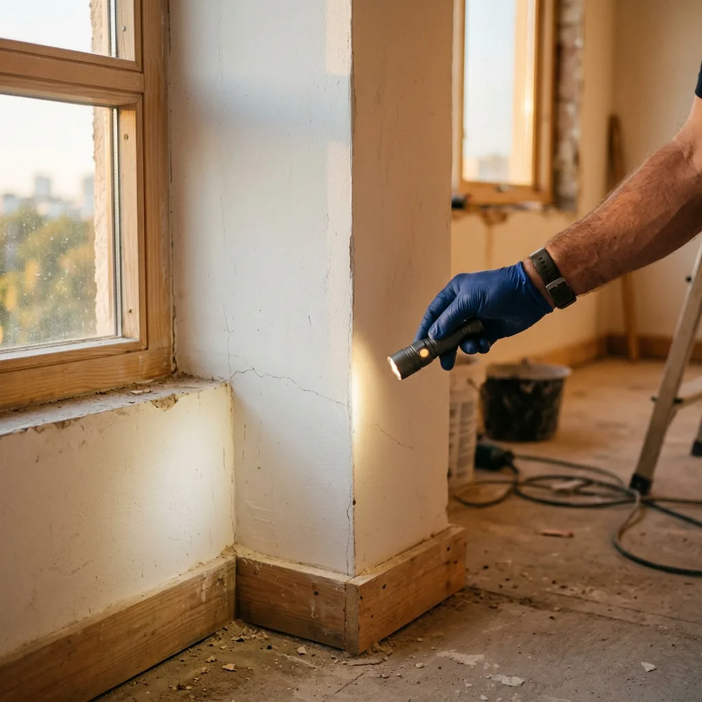 Проверка качества отделки при осмотре квартиры