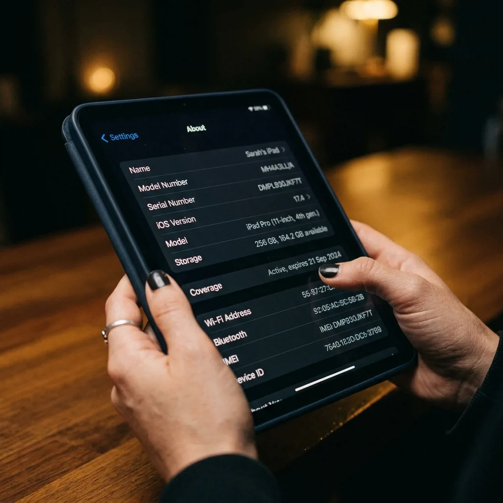 Проверка iPad на блокировку iCloud