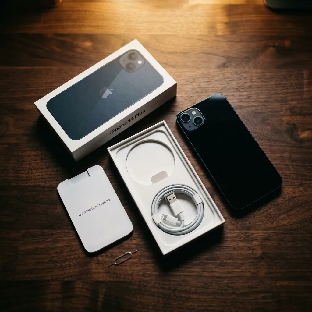iPhone 14 Plus 128 ГБ — комплект поставки и состояние корпуса
