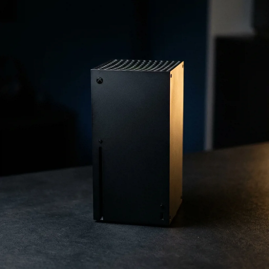 Игровая консоль Xbox Series X чёрного цвета