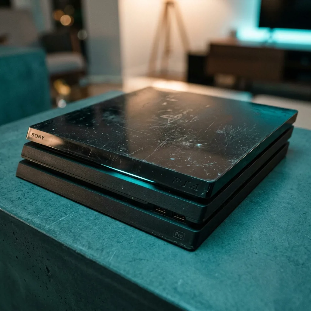 Б/у PlayStation 4 Pro с небольшими следами использования