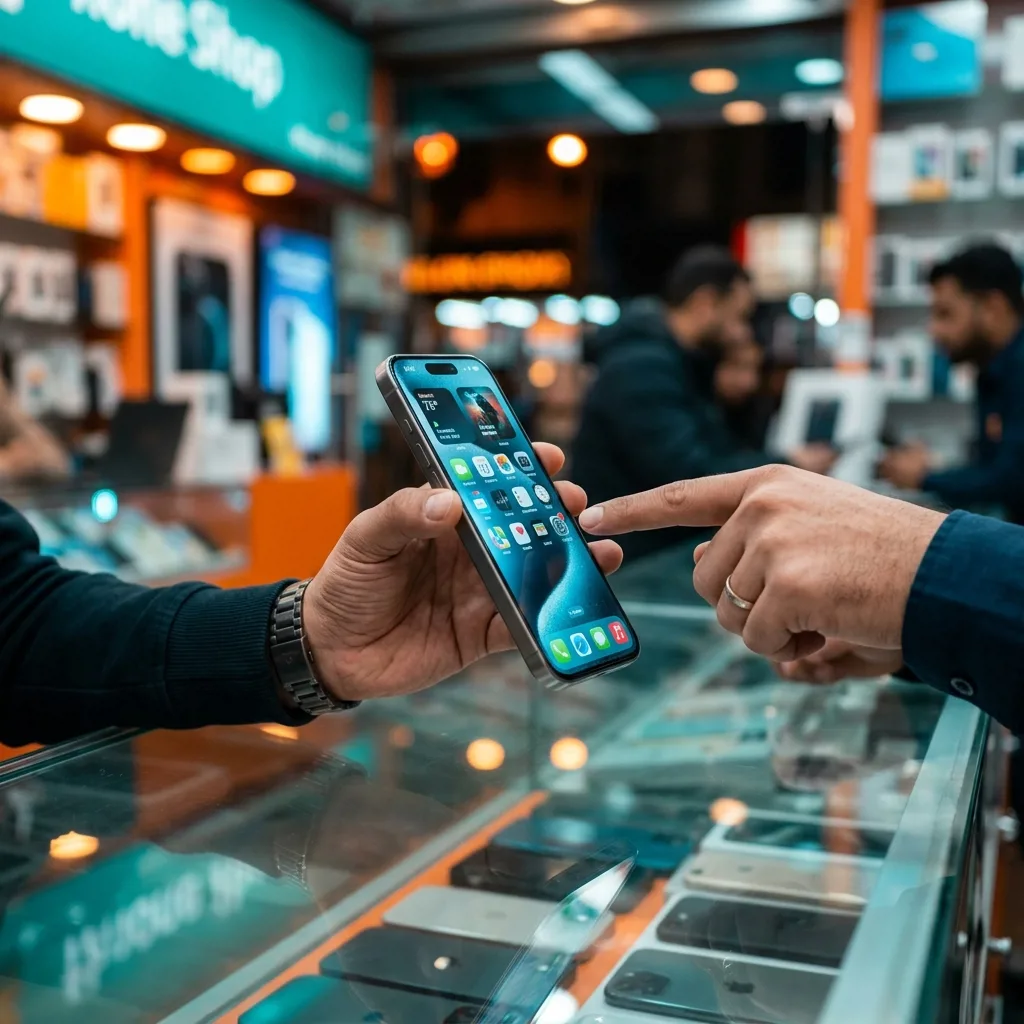 Оформление договора купли-продажи iPhone 15 Pro Max в офисе
