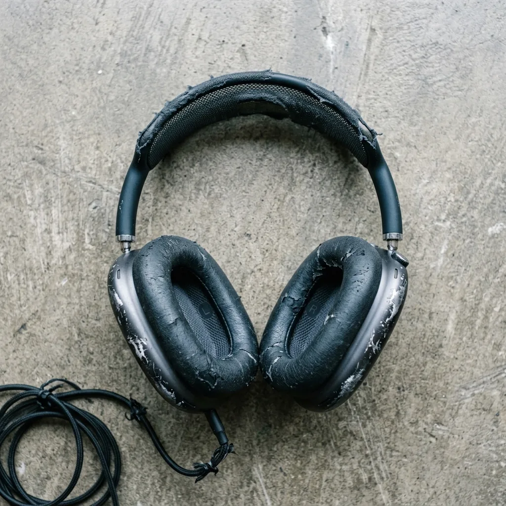 AirPods Max с дефектами — сломанный шарнир, выкуп на запчасти