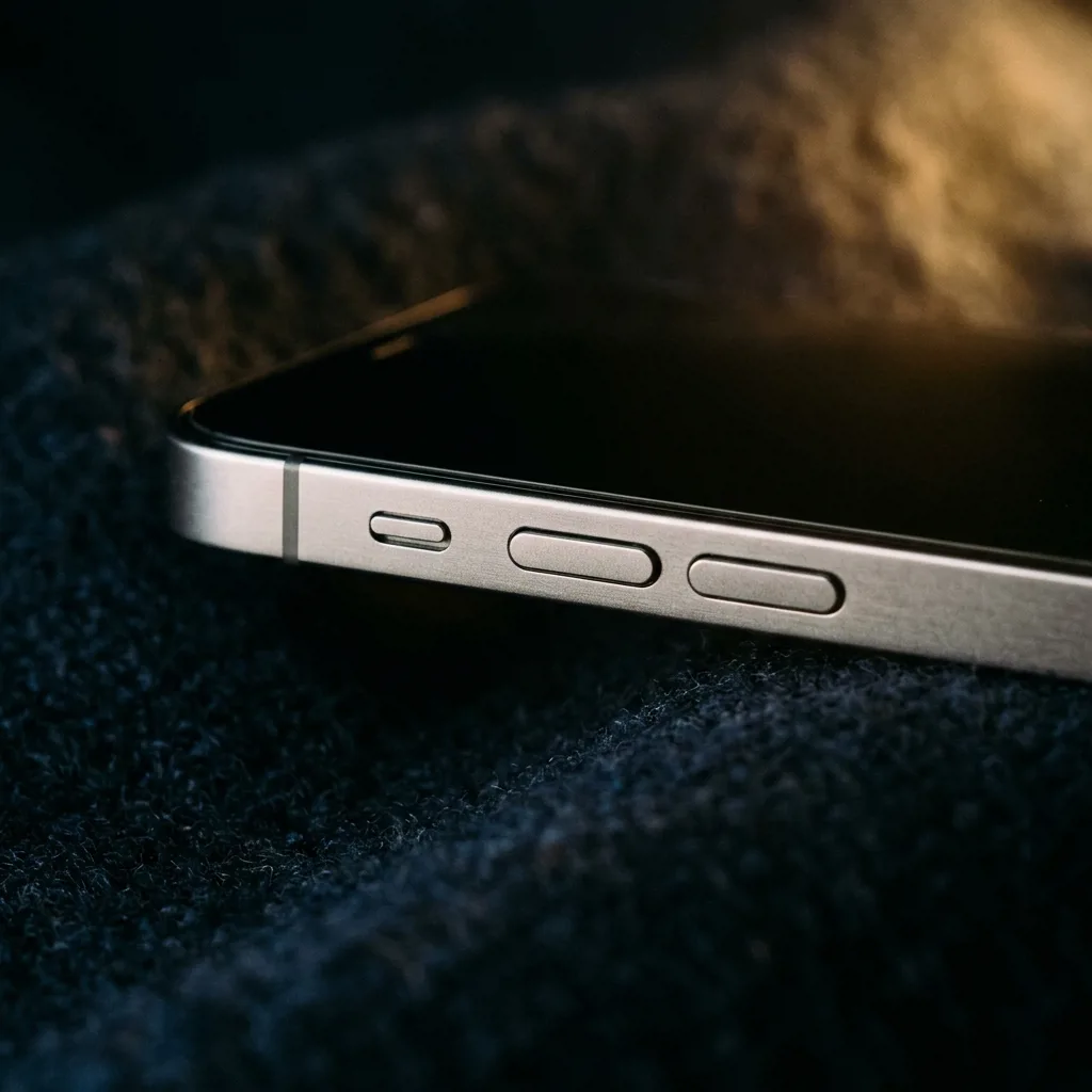 iPhone 12 128 ГБ — грани алюминиевого корпуса, проверка внешнего состояния