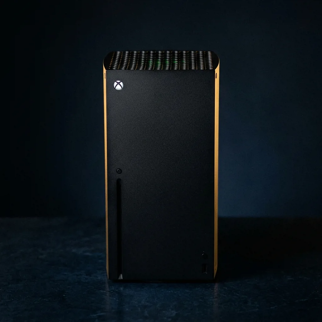 Xbox Series X вид спереди — корпус консоли