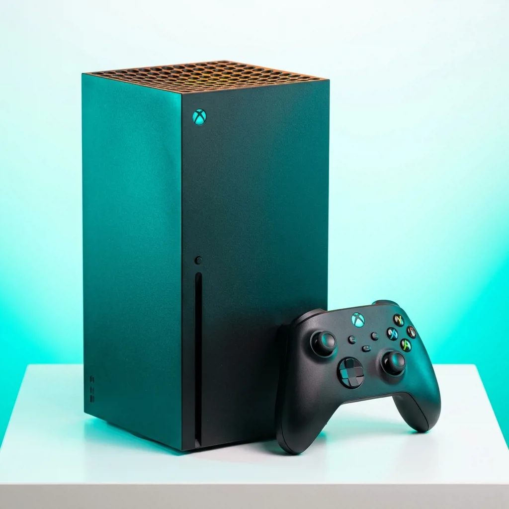 Игровая консоль Microsoft Xbox Series X чёрного цвета