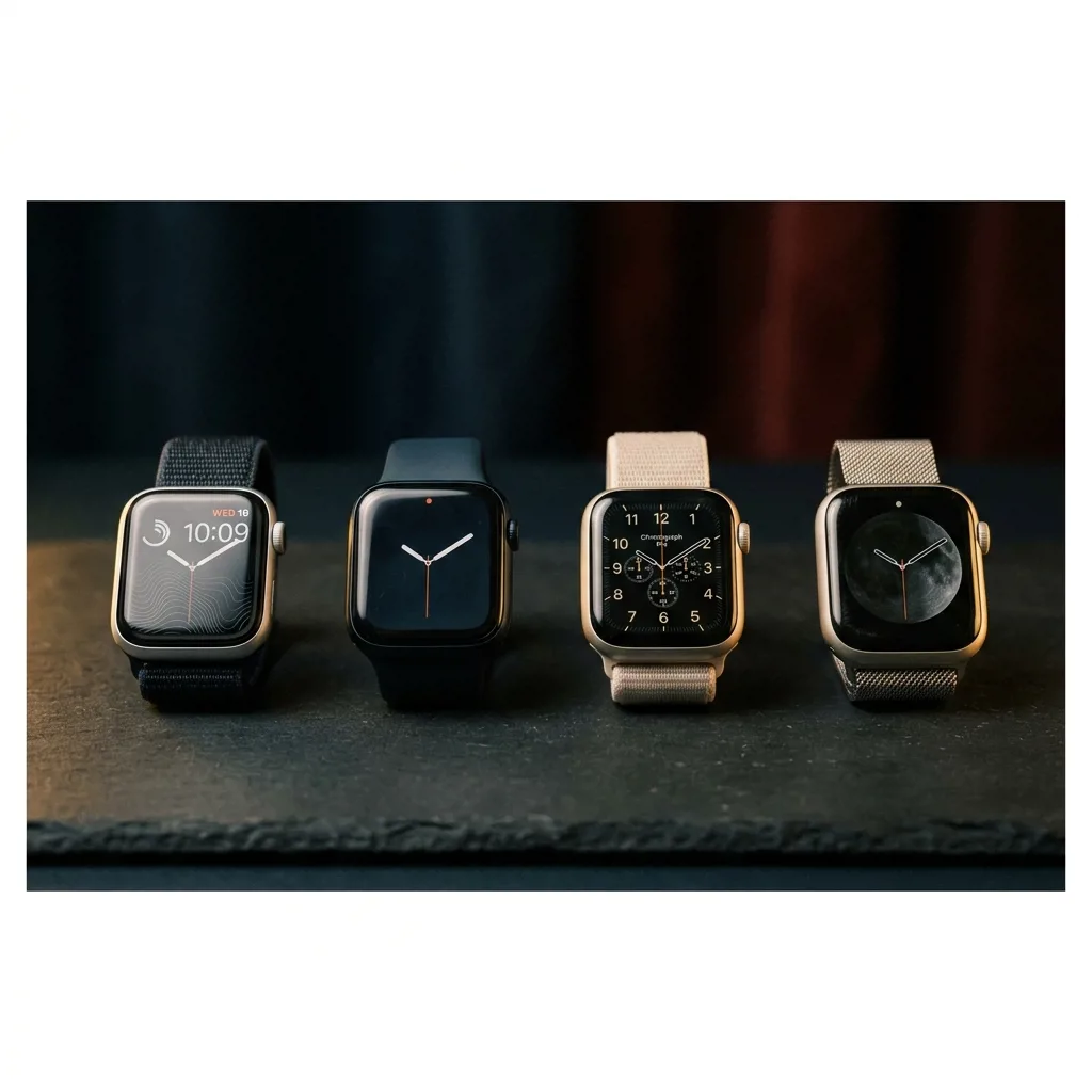 Apple Watch Series в разных цветах корпуса