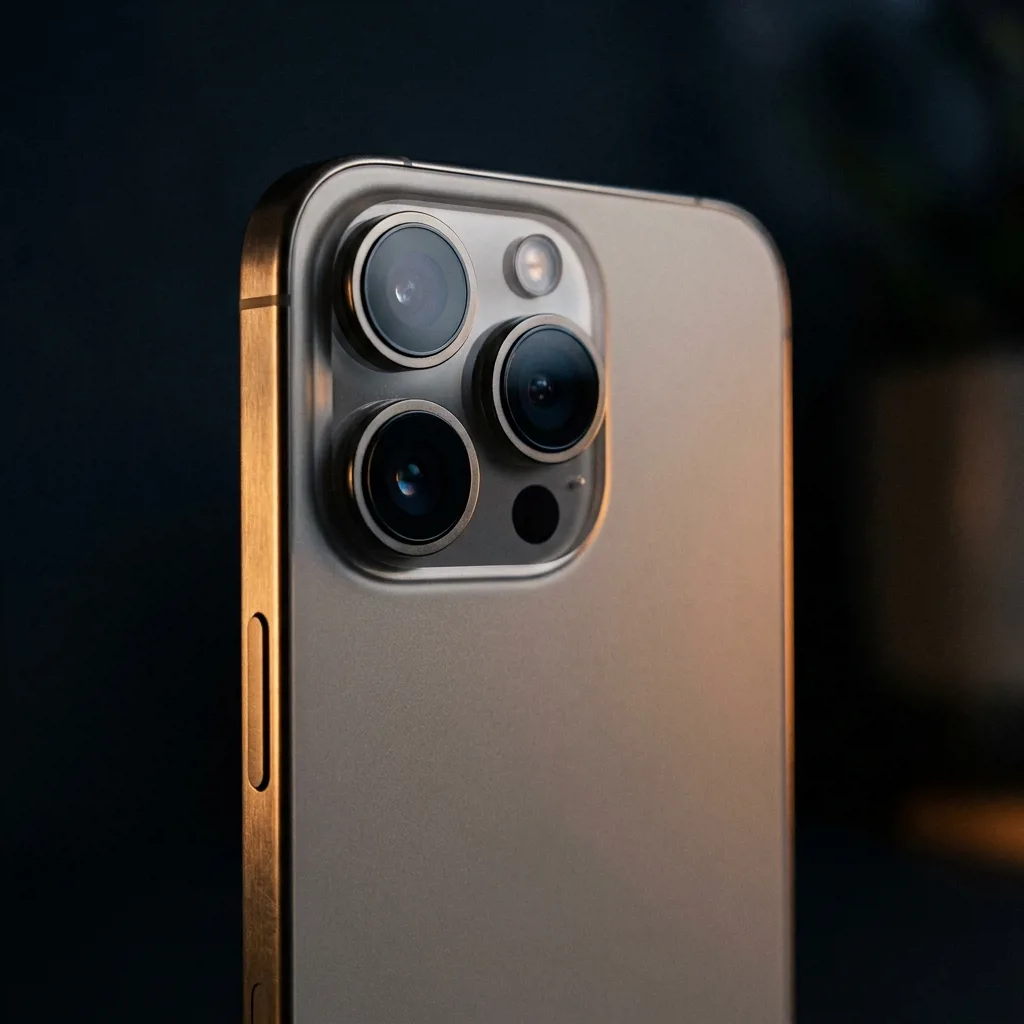 iPhone 15 Pro 512 ГБ — титановый корпус и блок камер
