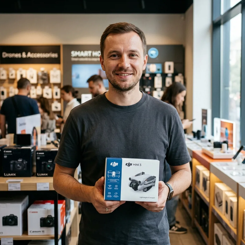 Восстановленный дрон DJI Mini 3 в состоянии «как новый»
