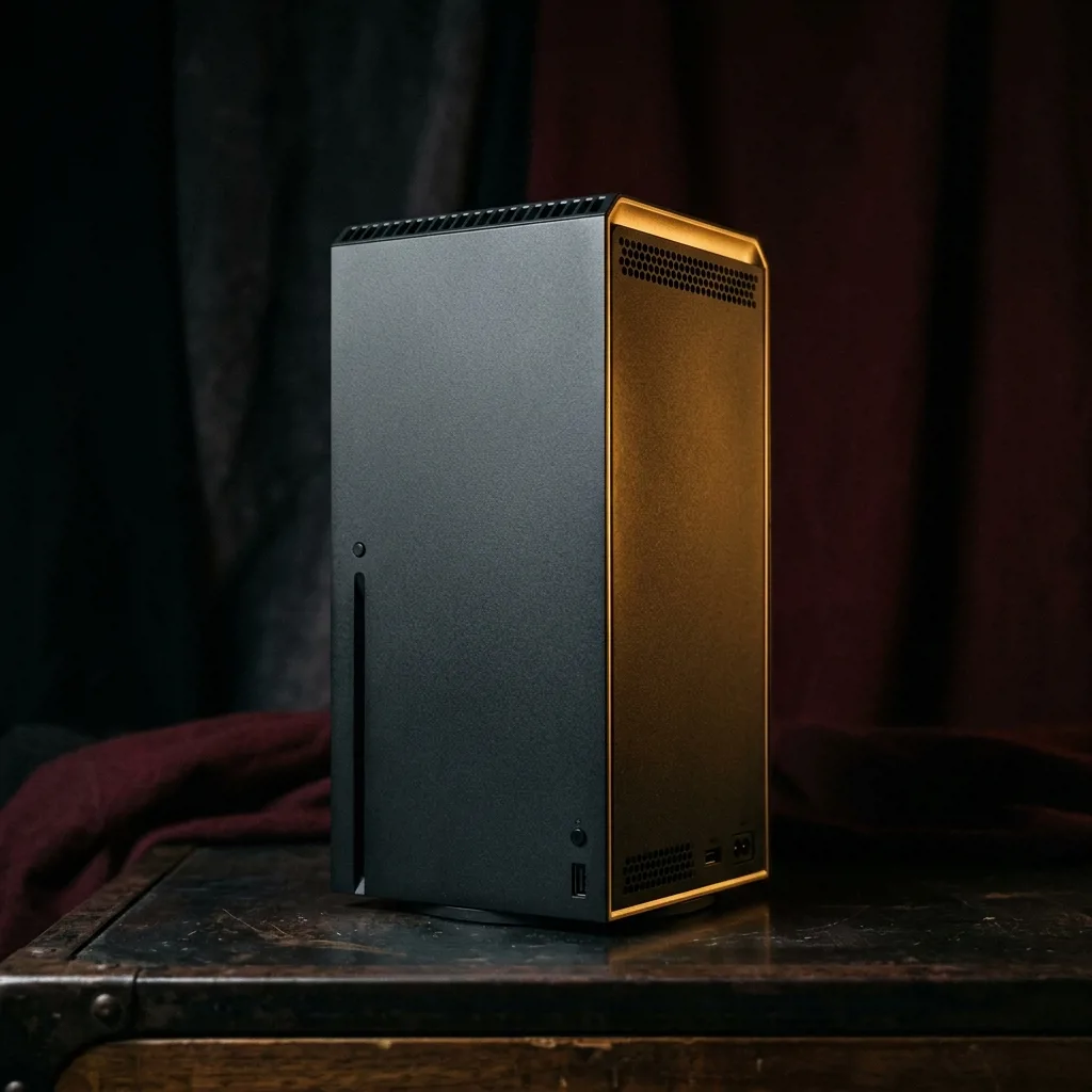 Игровая консоль Xbox Series X чёрного цвета