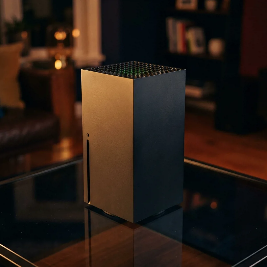 Игровая консоль Xbox Series X чёрного цвета