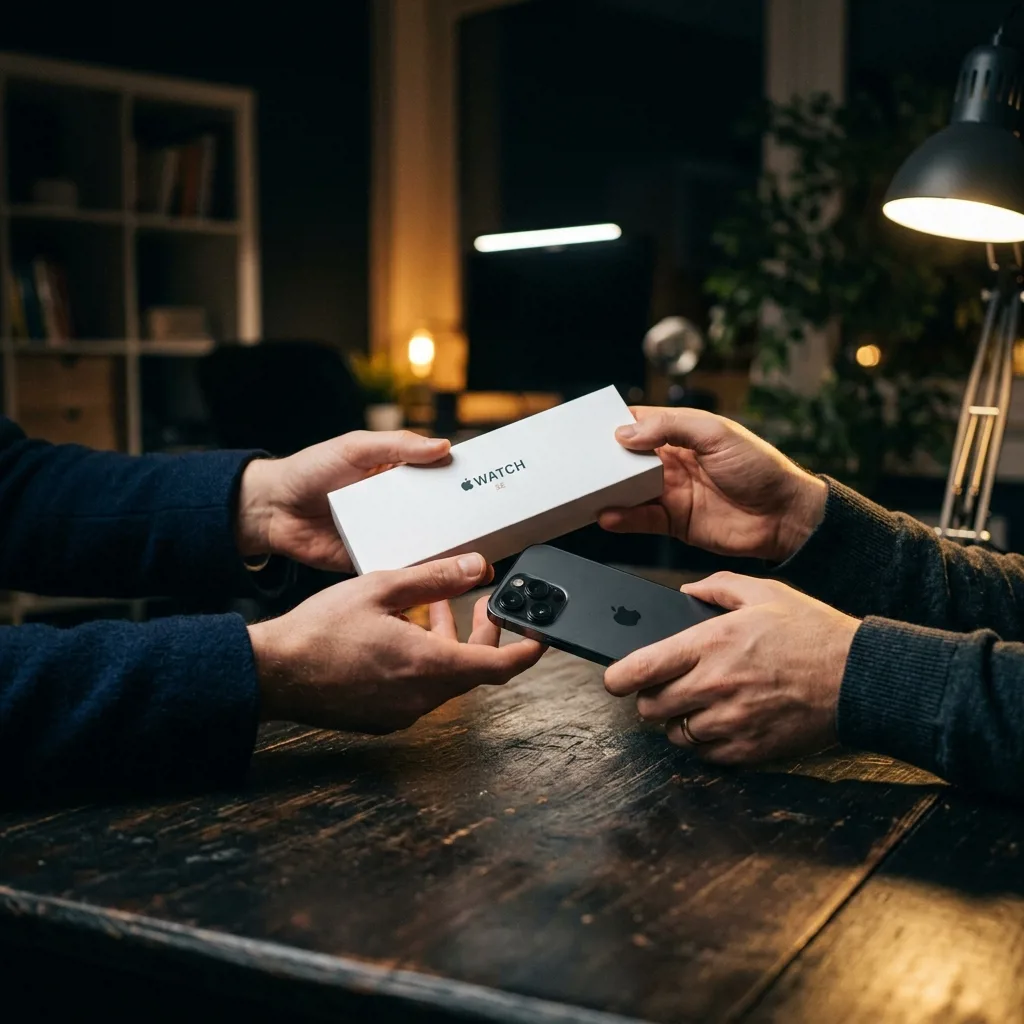 Обмен старого iPhone на Apple Watch SE с доплатой в Re:Скупка