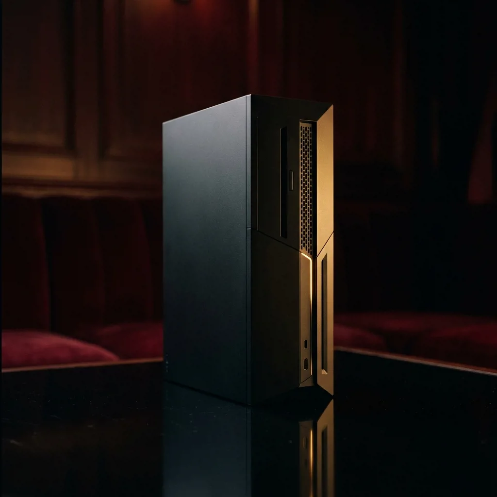 Игровая приставка Xbox Series X чёрного цвета