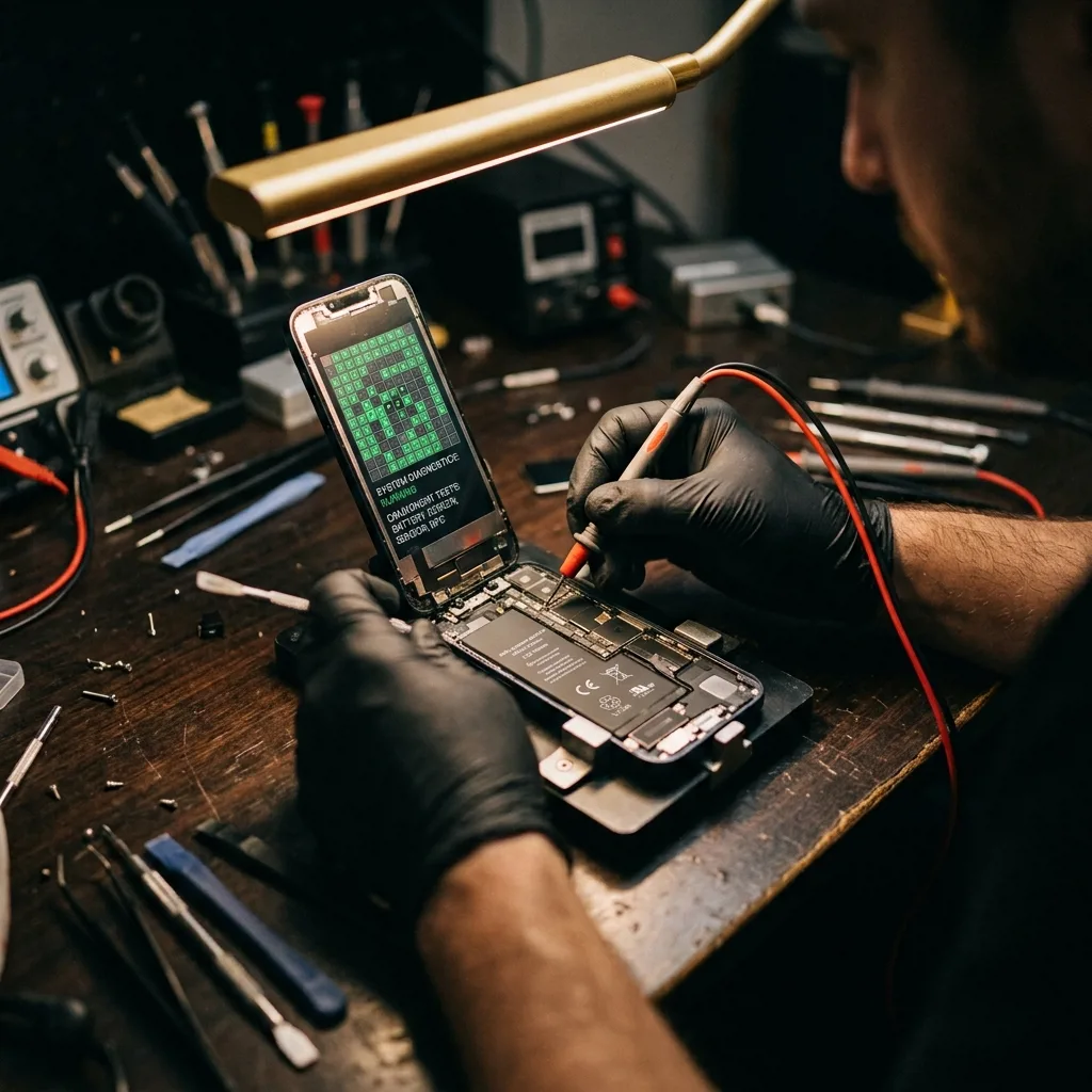 Диагностика iPhone 14 перед восстановлением