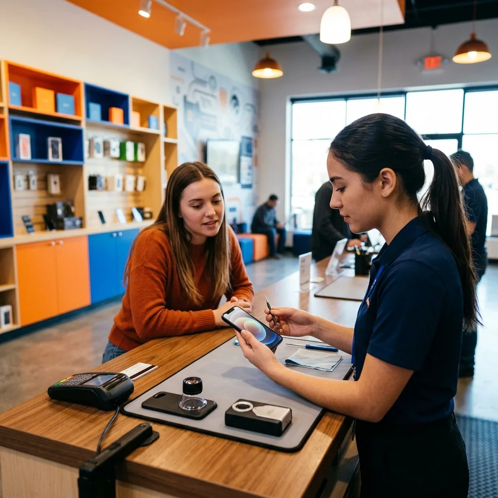 Оценка iPhone 12 mini в офисе Re:Скупка в Санкт-Петербурге