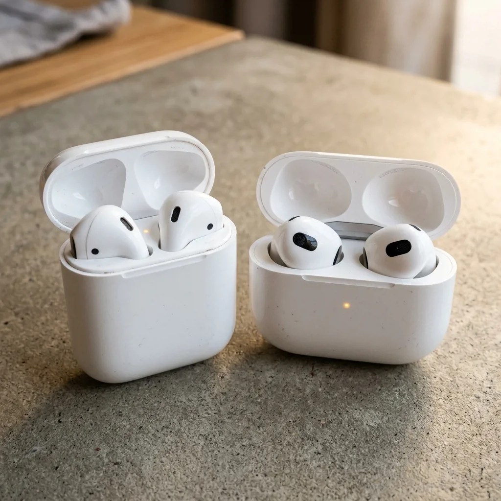 Наушники AirPods 3 в открытом зарядном кейсе