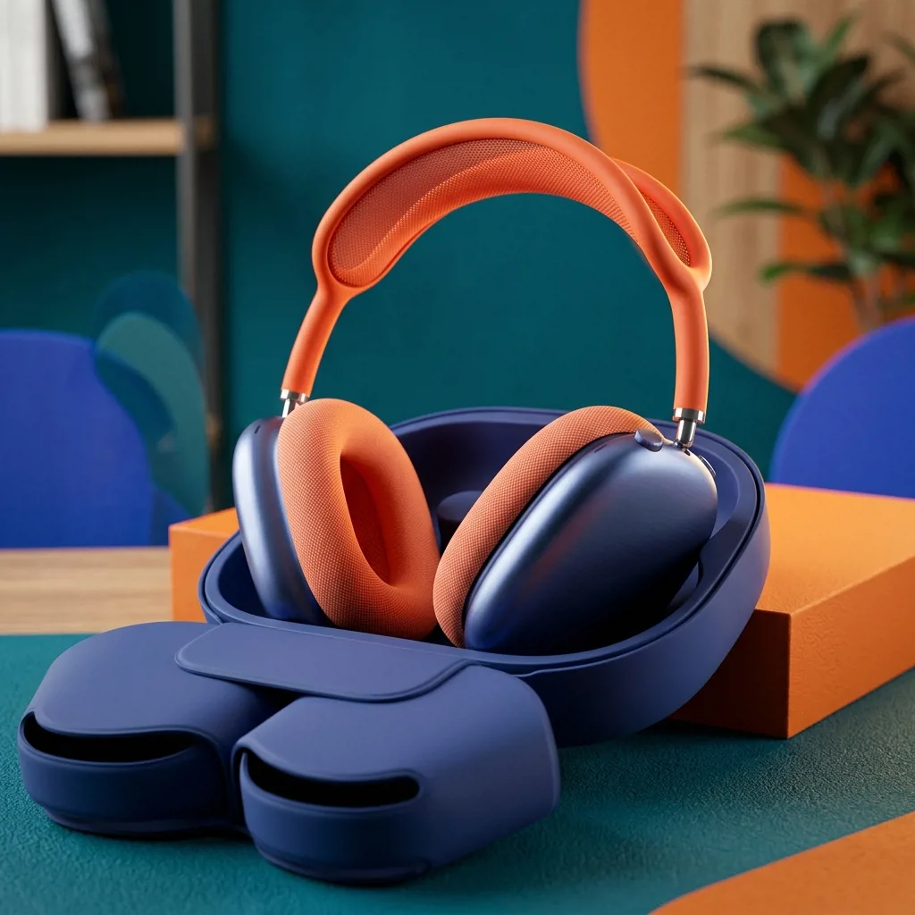 Полноразмерные наушники AirPods Max в чехле