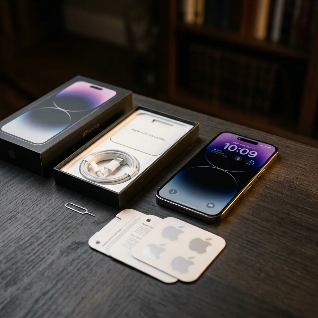 iPhone 14 Pro в состоянии как новый — без царапин, полный комплект