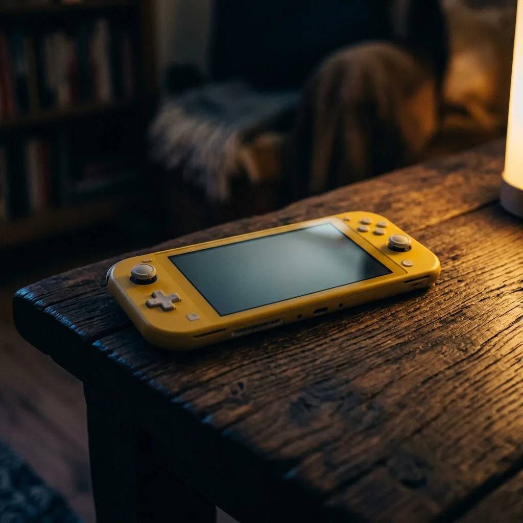 Портативная консоль Nintendo Switch Lite в жёлтом корпусе