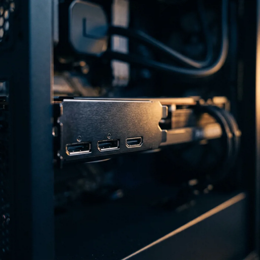 Radeon RX 6800 XT — разъёмы и задняя панель