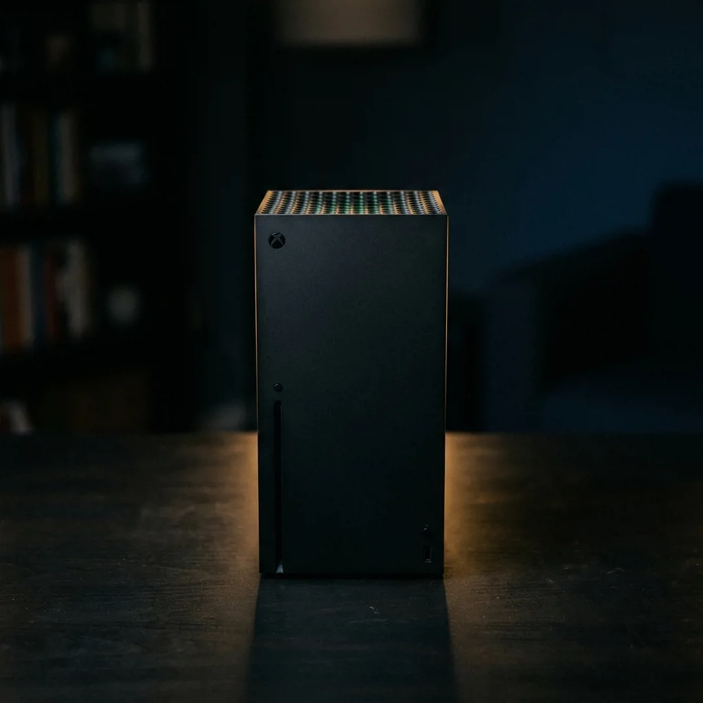 Игровая консоль Xbox Series X чёрного цвета