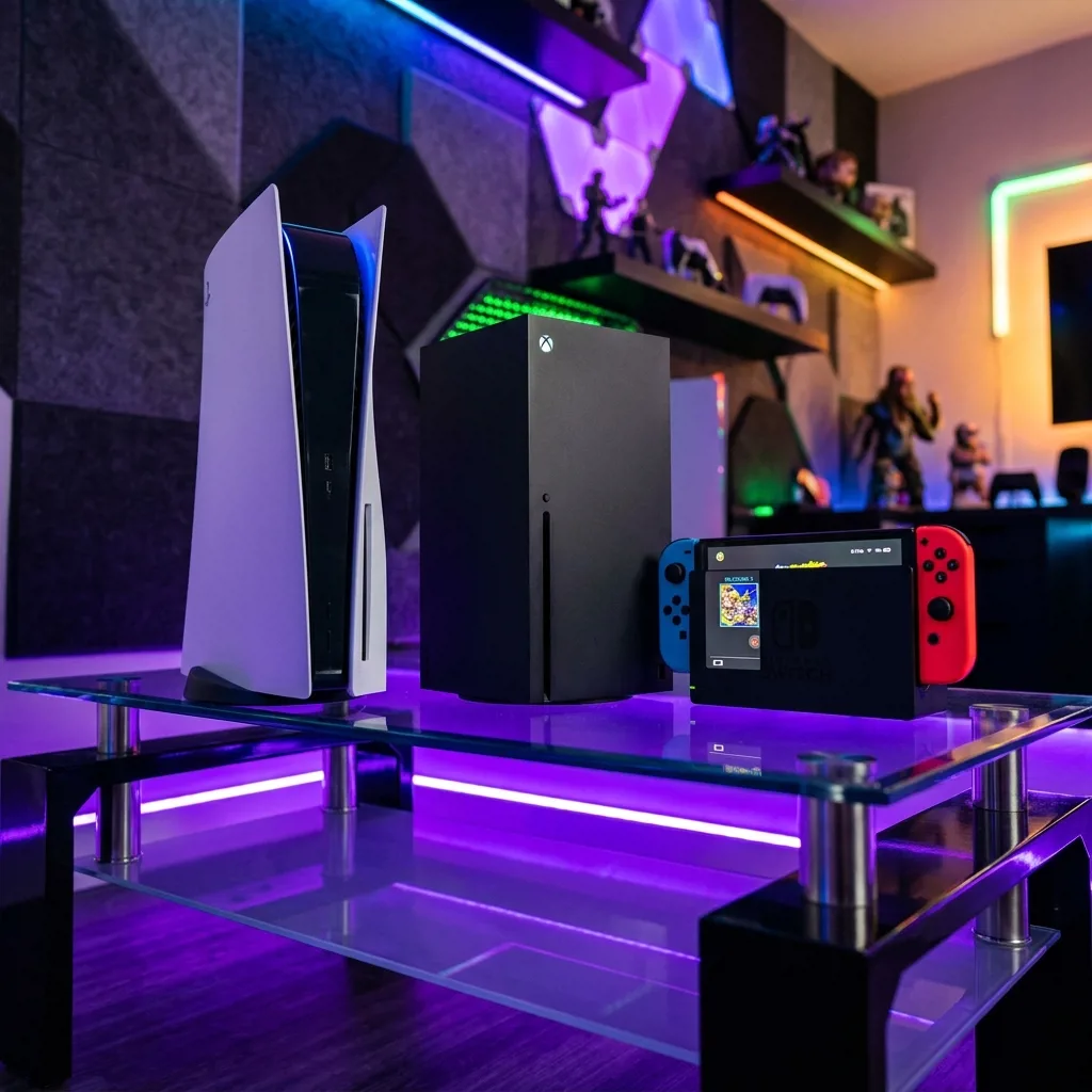 Игровые приставки PlayStation и Xbox на витрине — скупка в Санкт-Петербурге