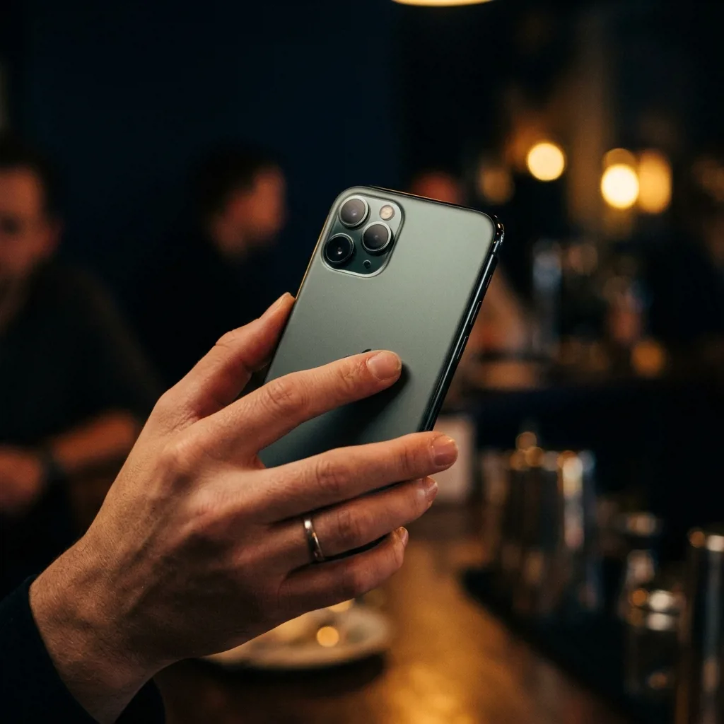 iPhone 11 Pro 512 ГБ в руке — компактный форм-фактор 5,8 дюйма