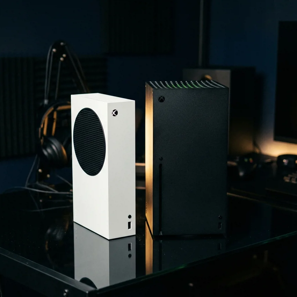 Консоль Xbox Series белого цвета