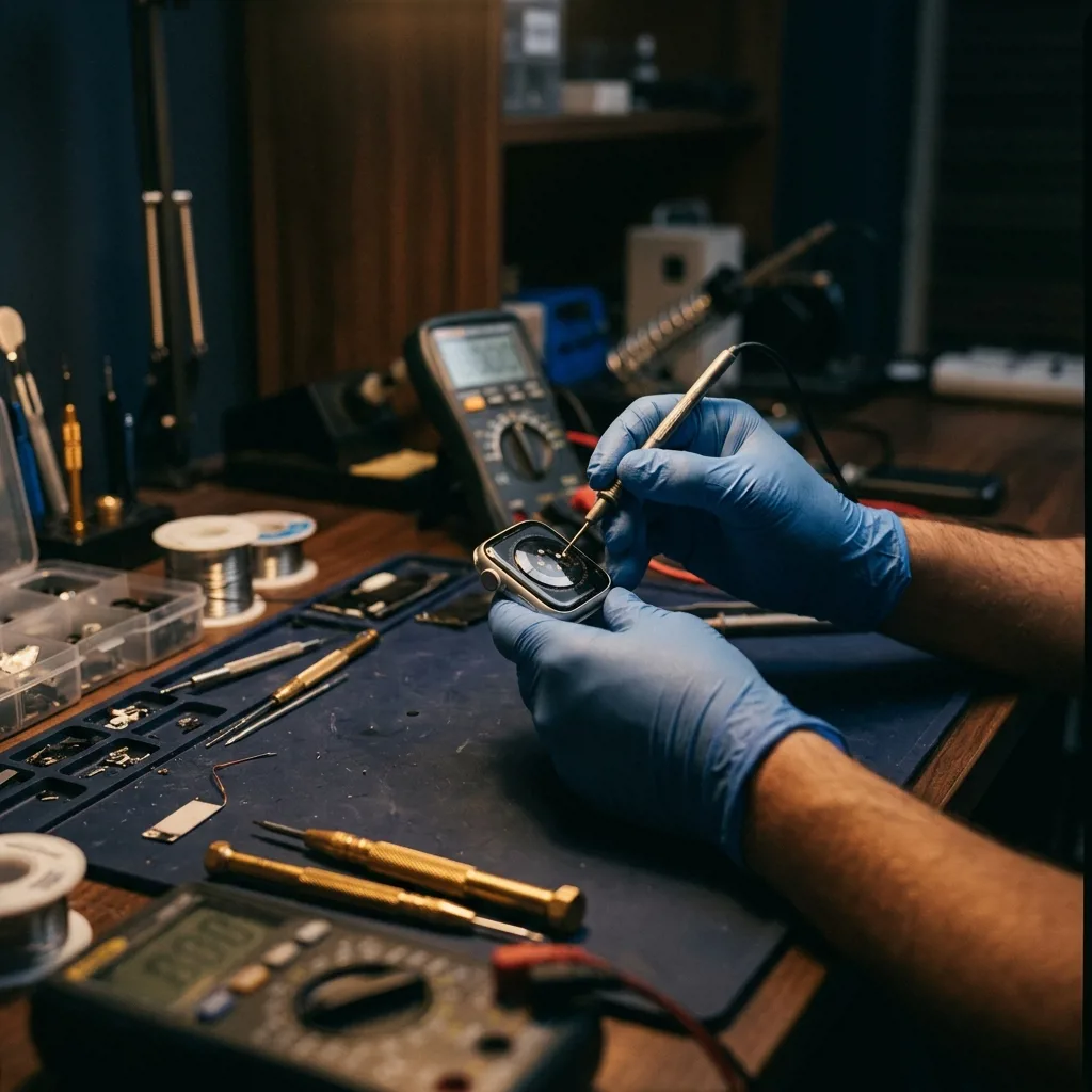 Диагностика Apple Watch перед продажей в мастерской