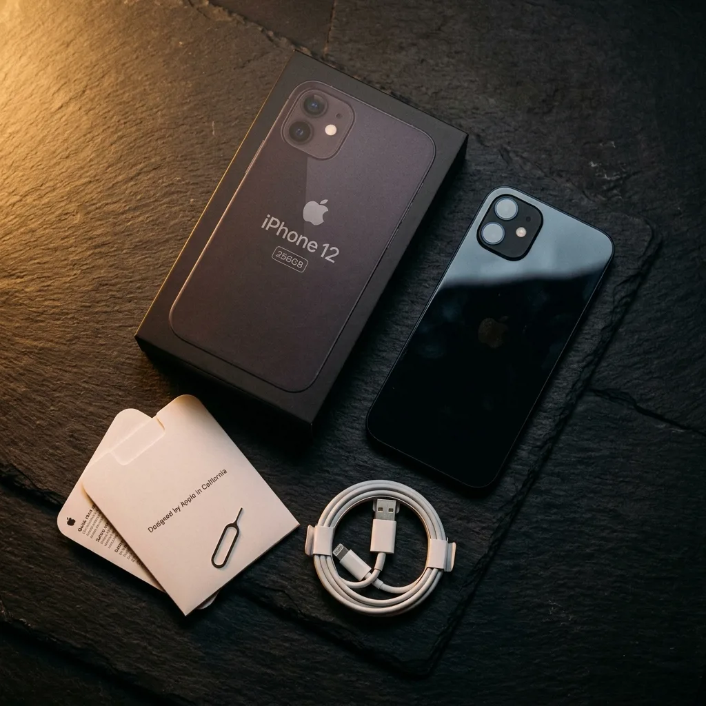 iPhone 12 256 ГБ — комплект поставки с кабелем и документами