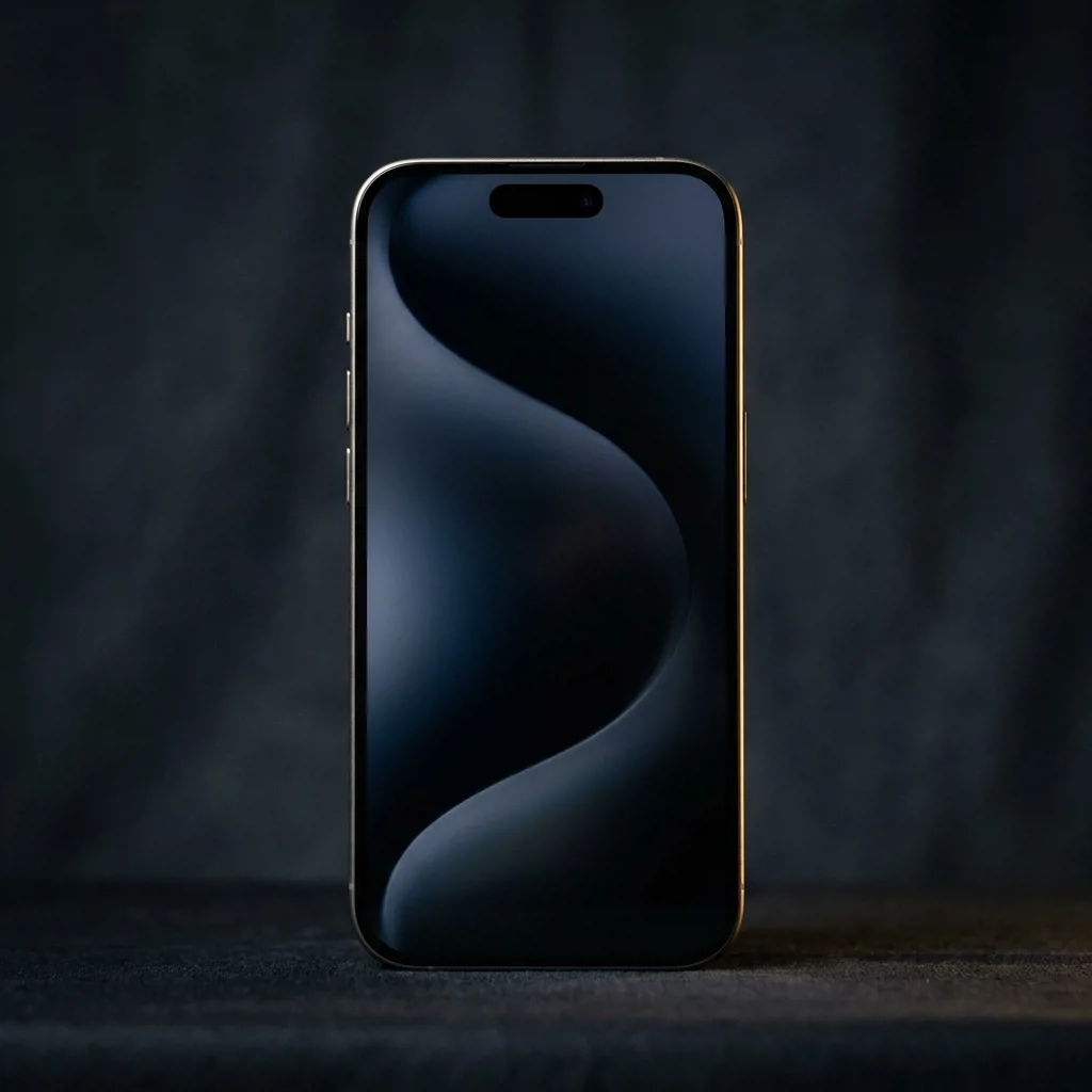 iPhone 15 Pro 512 ГБ — вид спереди, экран Super Retina XDR