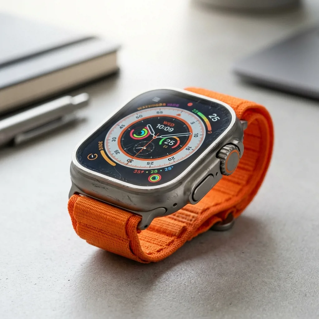 Apple Watch Ultra б/у с лёгкими следами носки
