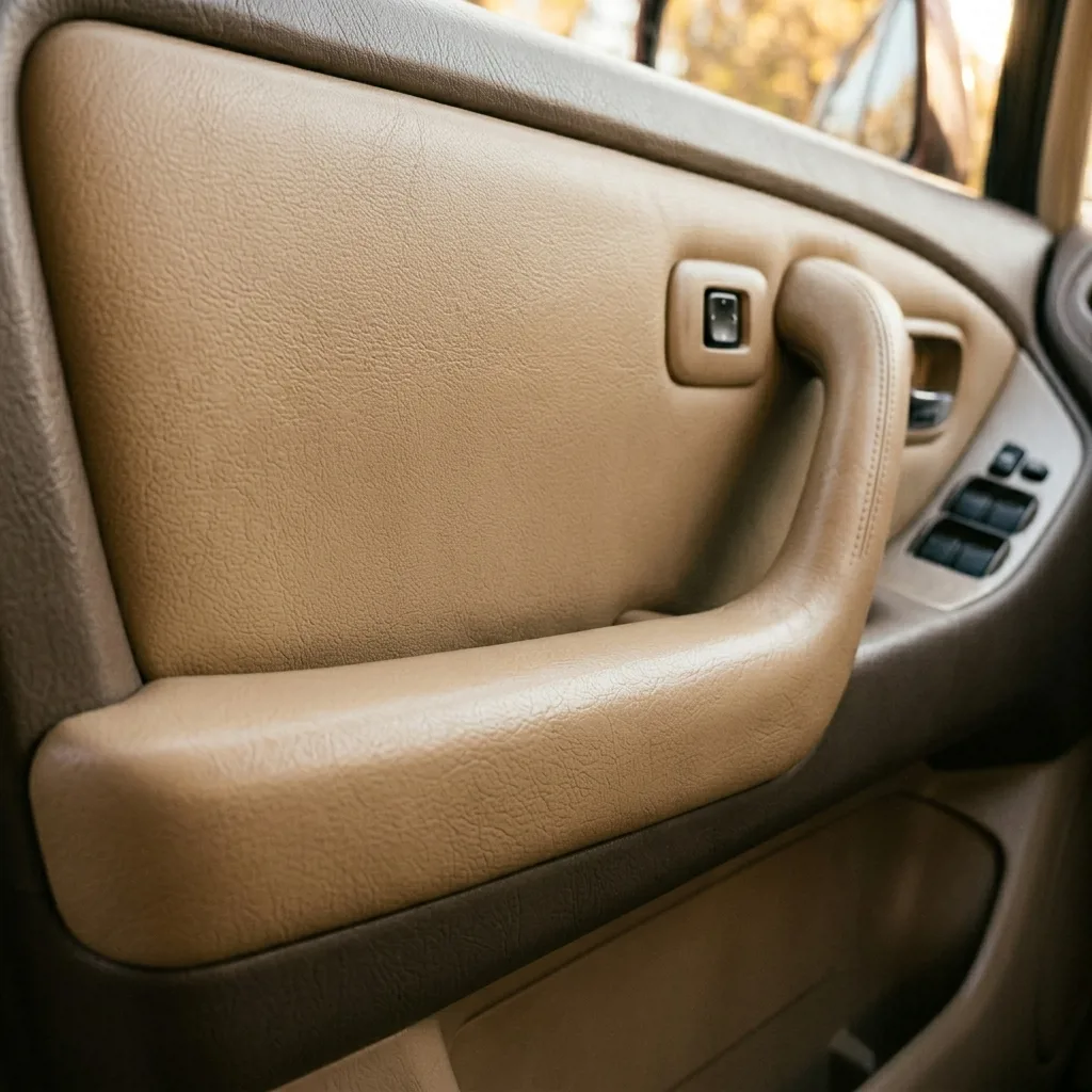 Реставрация кожаной дверной панели Lexus