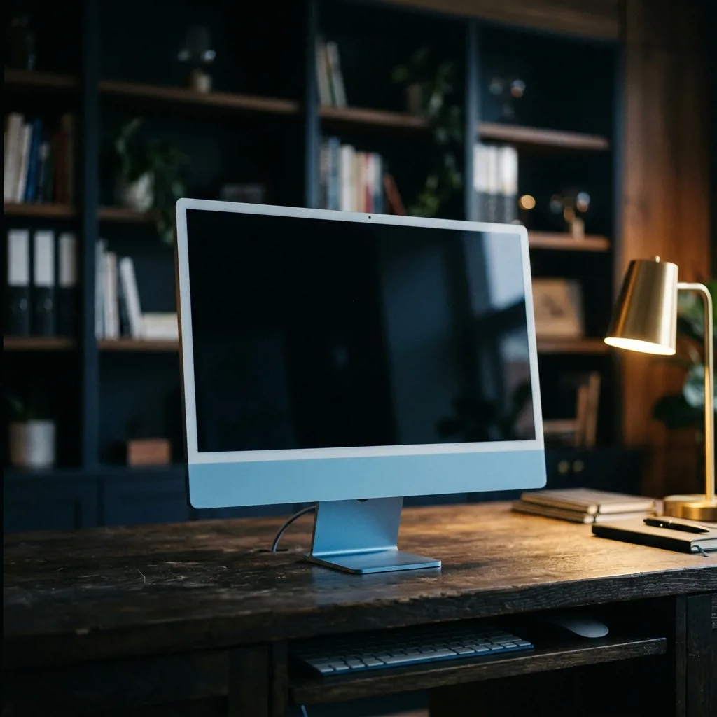 Моноблок iMac 24 дюйма на столе