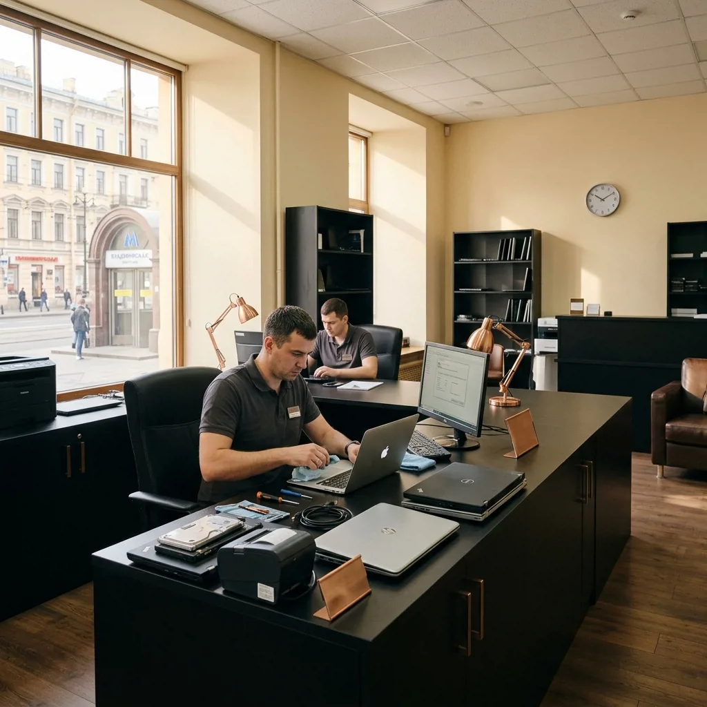 Процесс скупки ноутбука в Московском районе