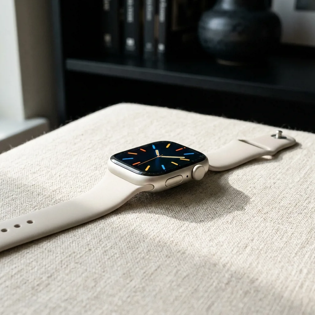 Apple Watch Series с ярким циферблатом