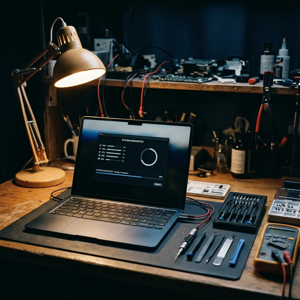 Проверка состояния MacBook Air 13 M2 перед продажей