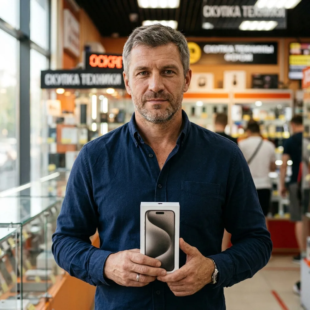 Сергей В. — покупатель iPhone 15 Pro Max