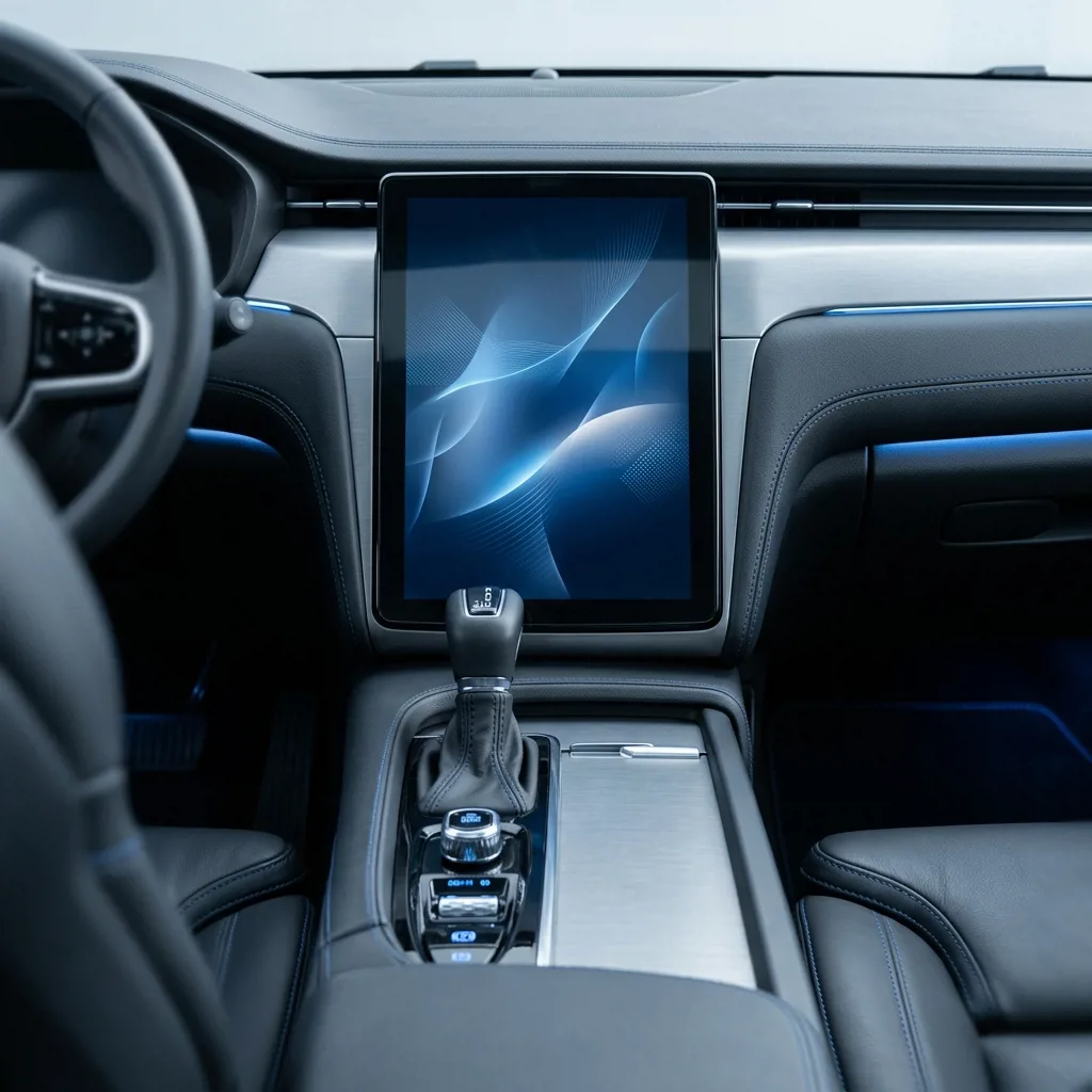 Мультимедийная система Geely Atlas с большим экраном