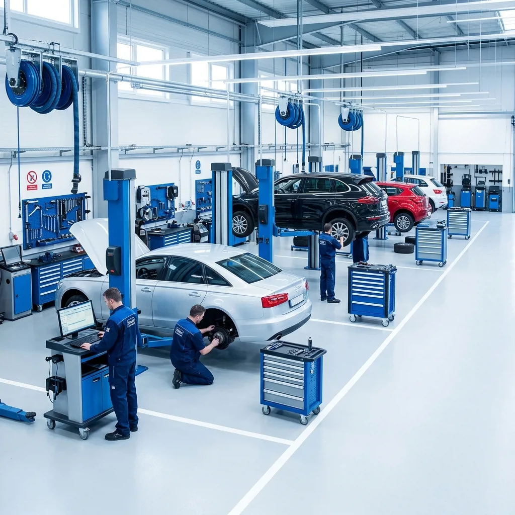 Сервисная зона дилера Geely Астрахань
