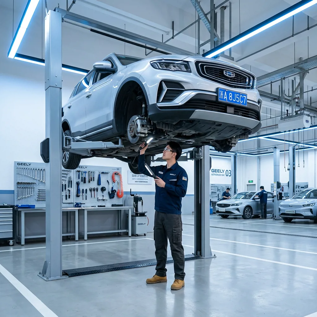 Гарантийное обслуживание автомобилей Geely