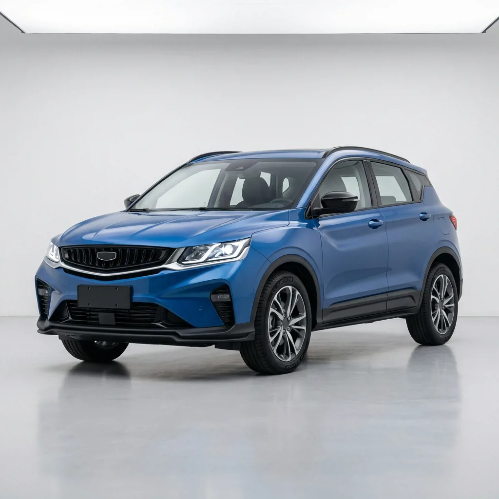 Geely Cityray синего цвета в автосалоне Астрахань
