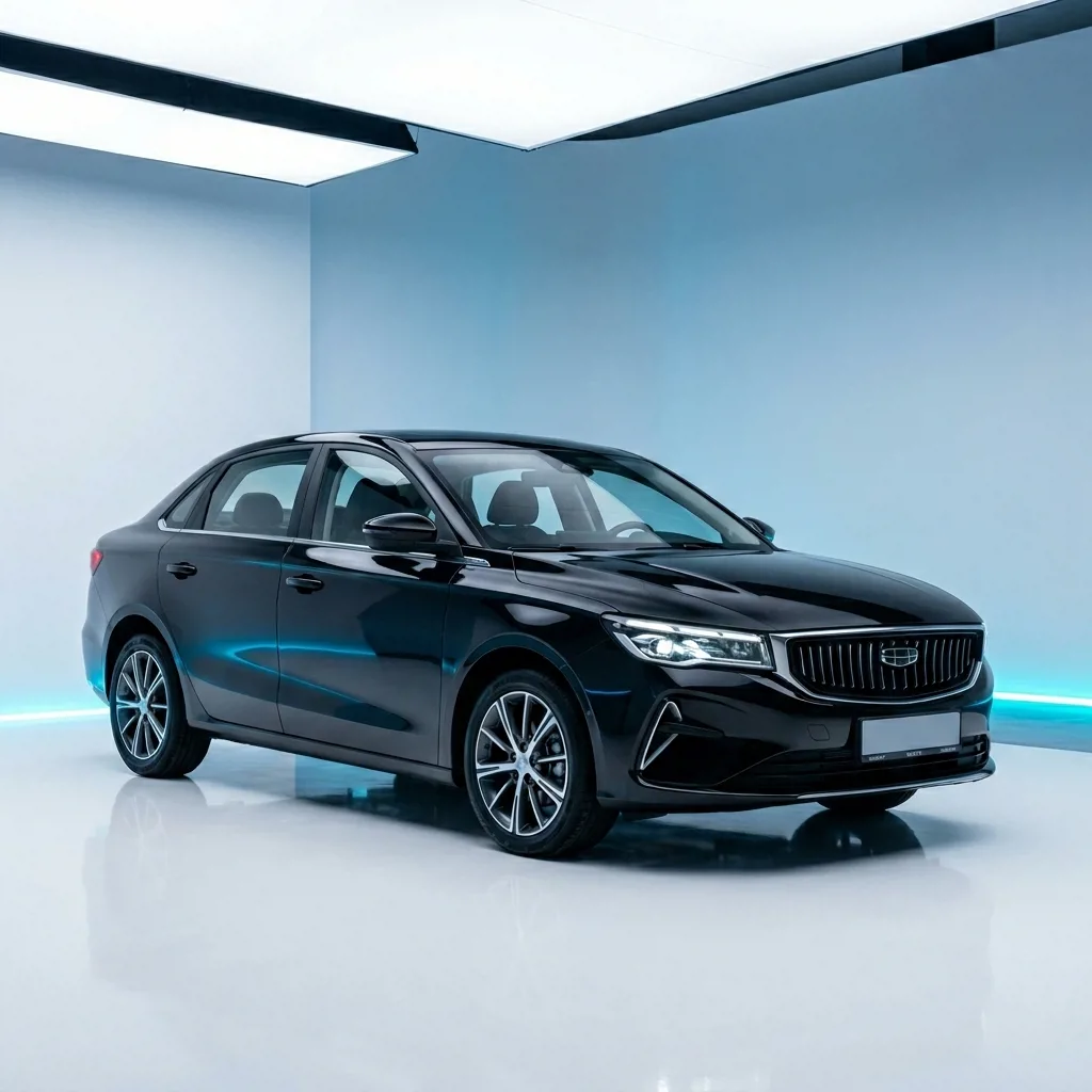 Geely Emgrand Flagship чёрный седан