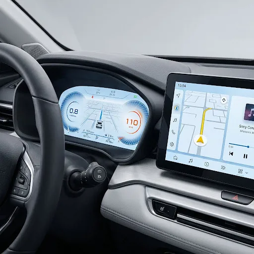 Цифровая панель приборов Geely Emgrand