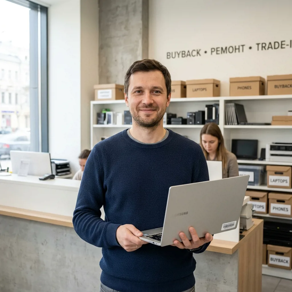 Отзыв клиента Андрея о выкупе ноутбука Samsung Galaxy Book Pro