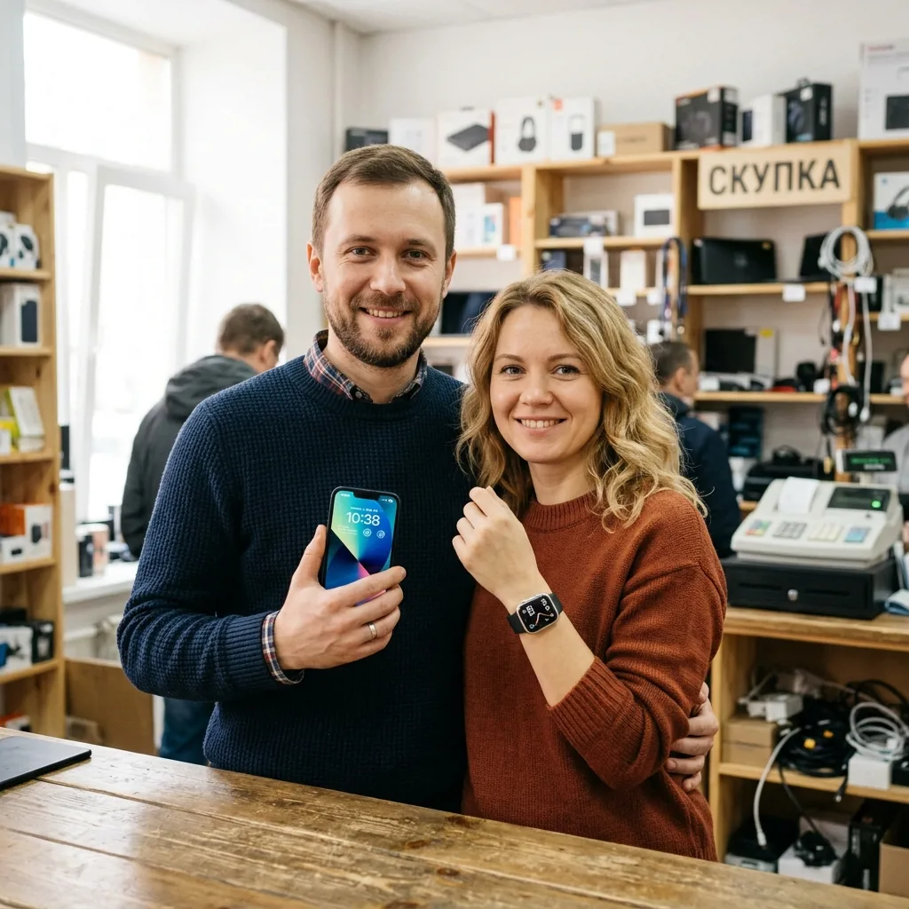 Дмитрий и Елена — отзыв о выкупе iPhone и Apple Watch