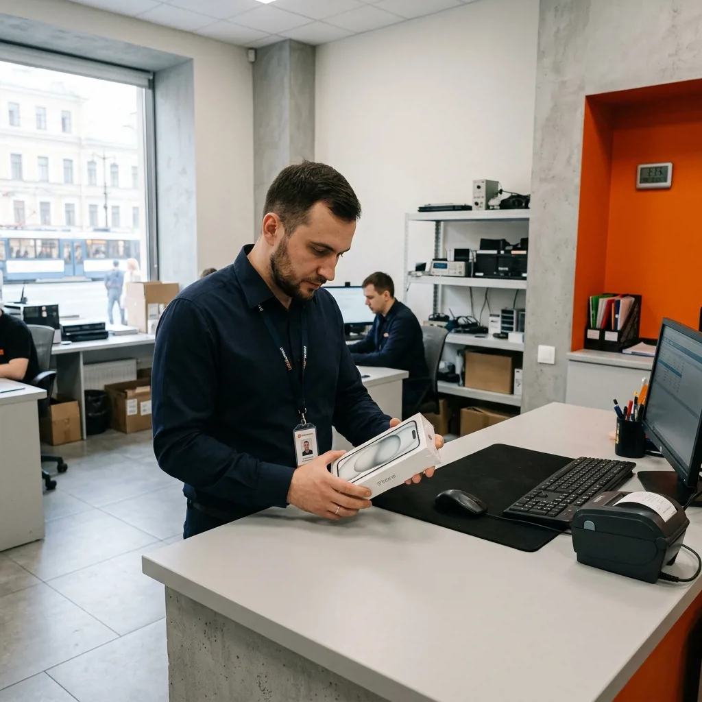 Оценка iPhone в офисе скупки в Санкт-Петербурге