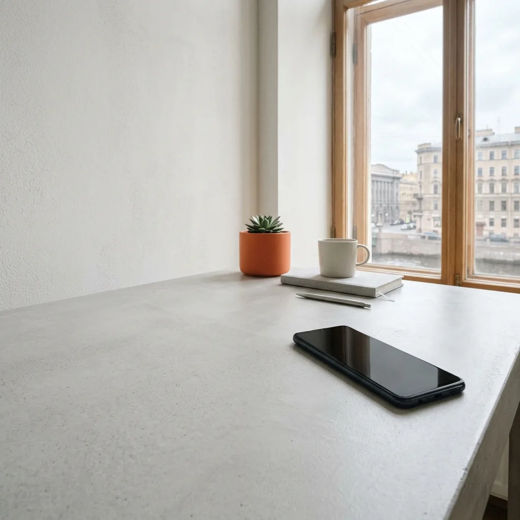 Смартфон Xiaomi Redmi на столе