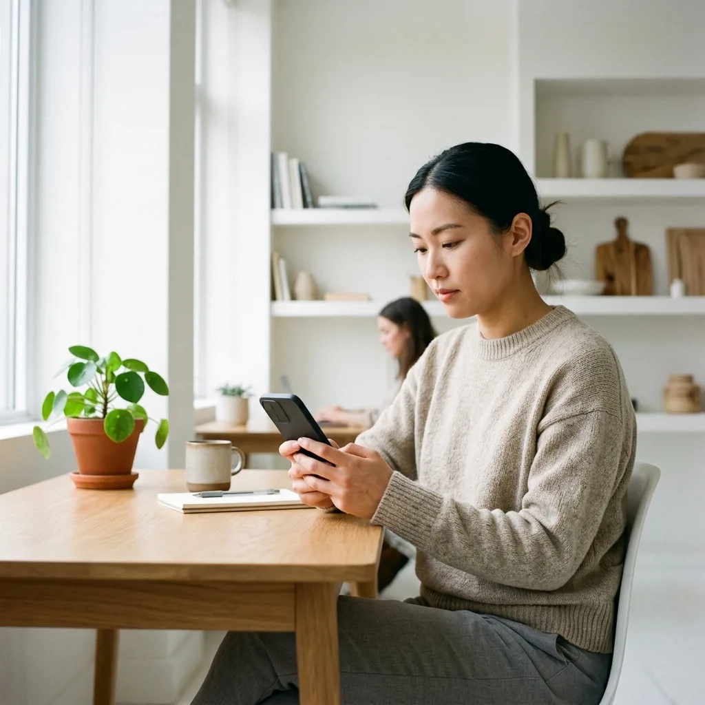 Оценщик проверяет смартфон Xiaomi перед выкупом